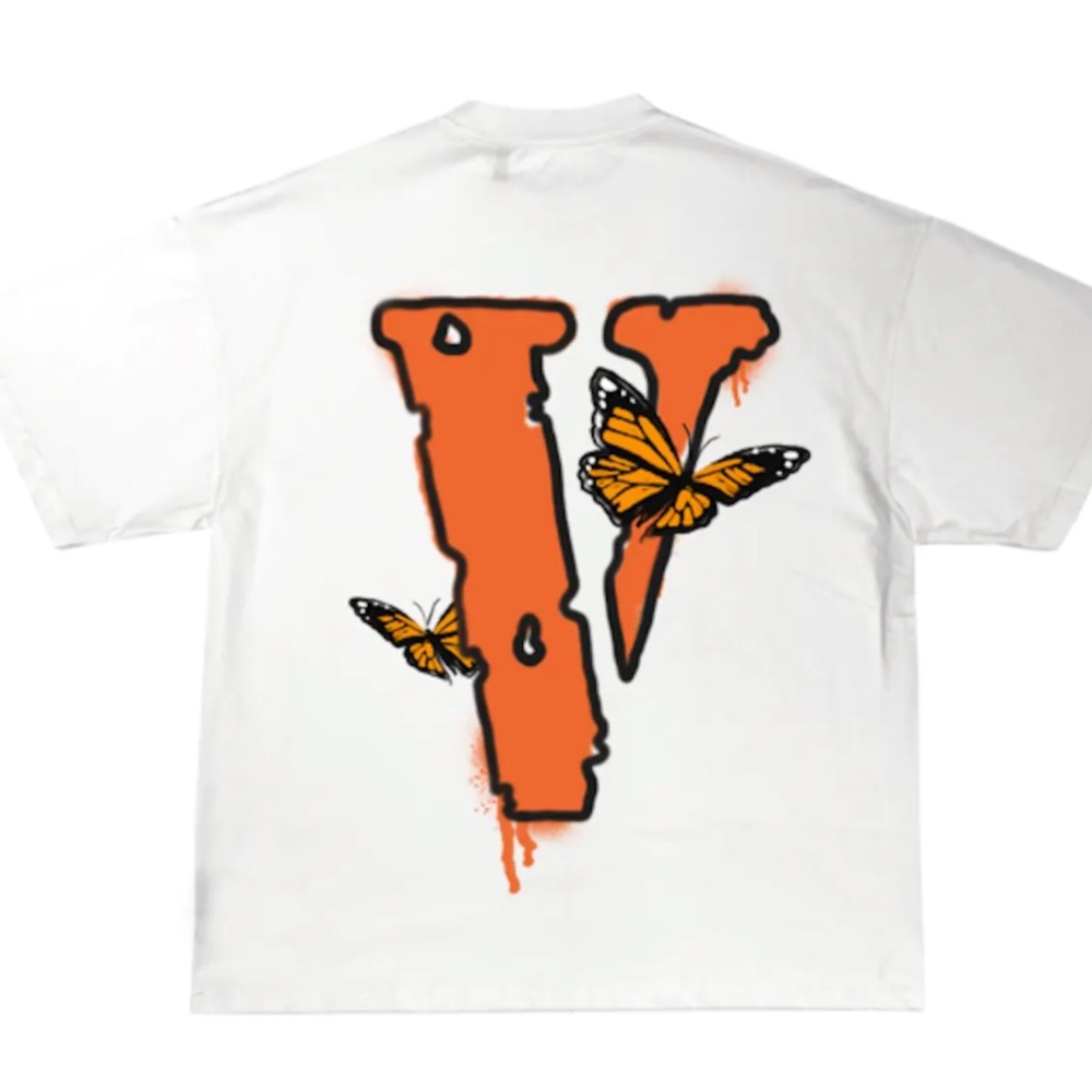 Juice Wrld x Vlone Butterfly T-shirt "Legends Never
Die"